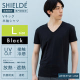 Ｖネック半袖シャツ