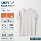 Ｖネック半袖シャツ