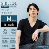 Ｖネック半袖シャツ