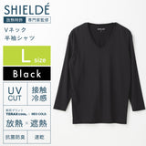 Ｖネック長袖シャツ