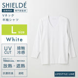 Ｖネック長袖シャツ
