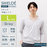 Ｖネック長袖シャツ