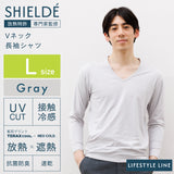 Ｖネック長袖シャツ