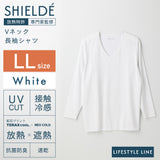 Ｖネック長袖シャツ
