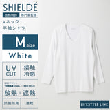 Ｖネック長袖シャツ