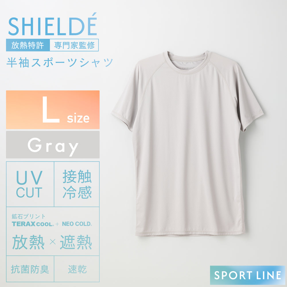 クルーネック半袖シャツ