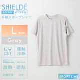 クルーネック半袖シャツ