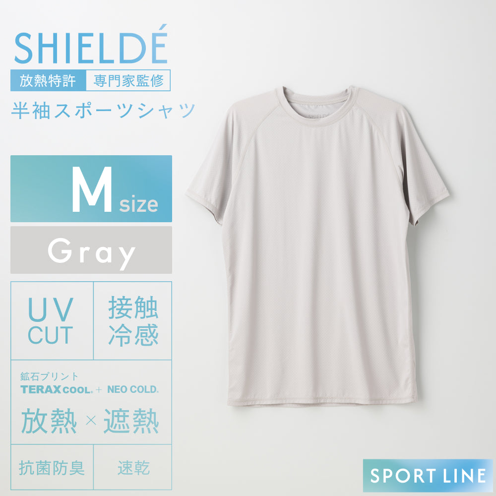 クルーネック半袖シャツ