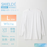 クルーネック長袖シャツ